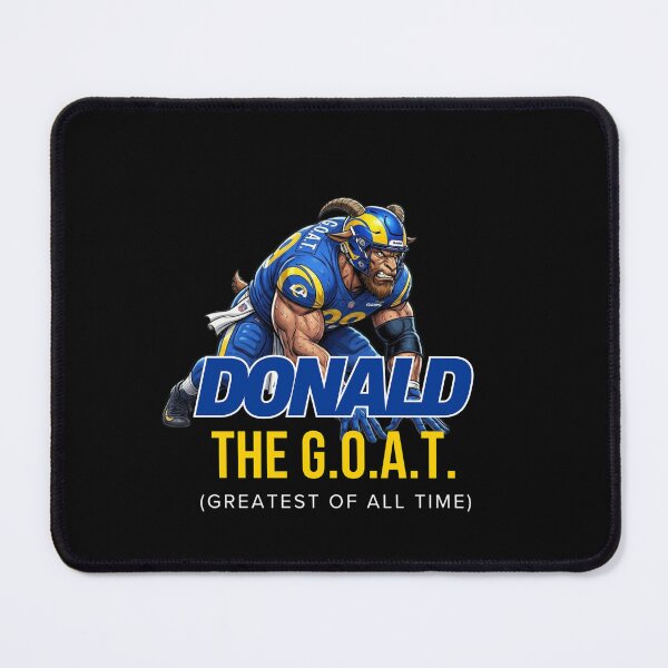 Item preview, Donald GOAT Graphic Rams NFL Defensive Tackle Legend designed and sold by ThatFootball12.
