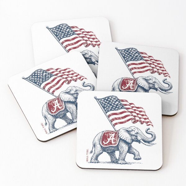 Artikelvorschau, Patriotischer Elefant aus Alabama zum Unabhängigkeitstag entworfen und verkauft von ashofthesouth.