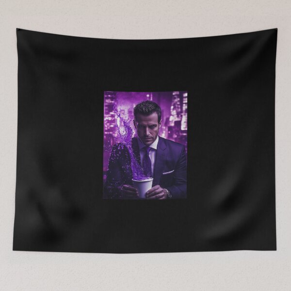 Item preview, Harvey Specter Purple Chemical Splash designed and sold by WockWave.