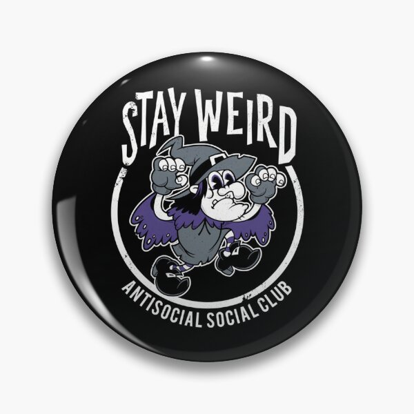 Item preview, Rubberhose Style Witch Character Round Badge designed and sold by Allamstore7.
