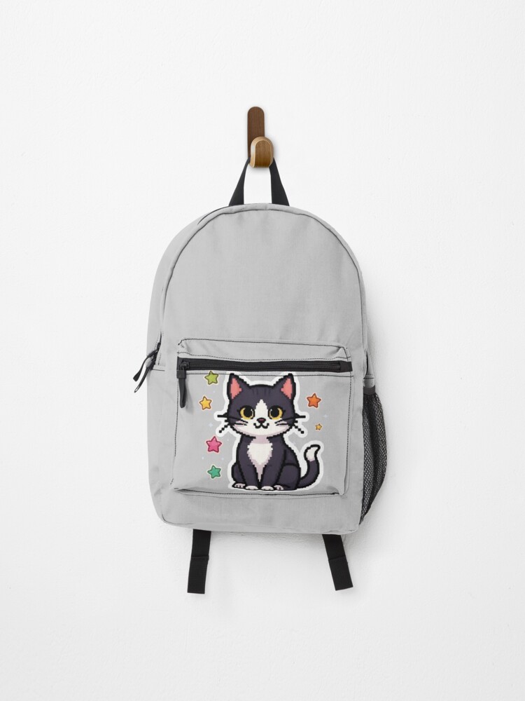 Thumbnail 1 of 3, Backpack, Pixel Paws Retro Gaming Sticker designed and sold by Stylestickers55.