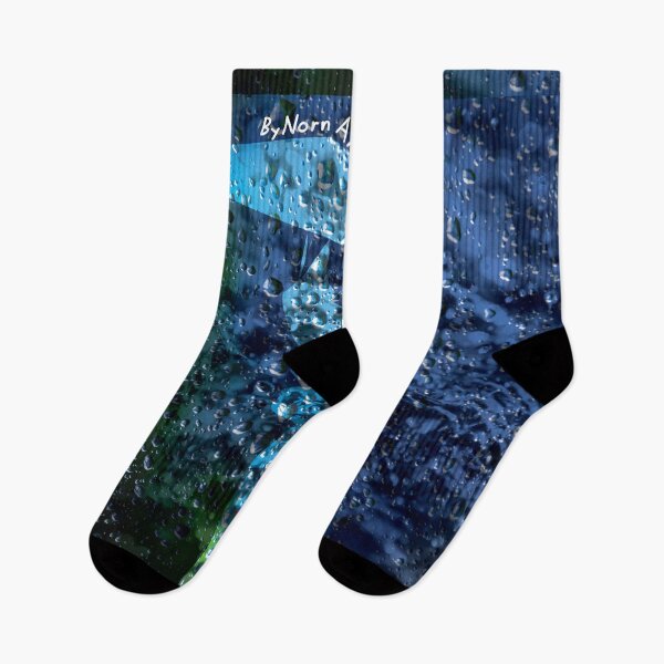 Item preview, Rainy Day Silhouette Melancholy Blue Aesthetic Art designed and sold by NornAxiom.