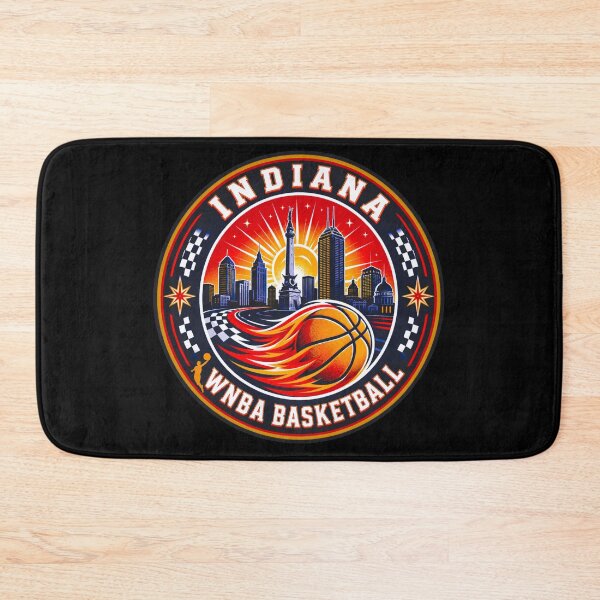 Item preview, Indiana Women’s Basketball Racing Skyline Emblem Red Navy Design designed and sold by TKOprintdesigns.