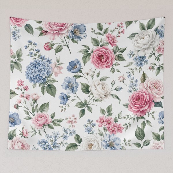 Item preview, Vintage Romantic Garden Floral Pattern designed and sold by Owcomm.