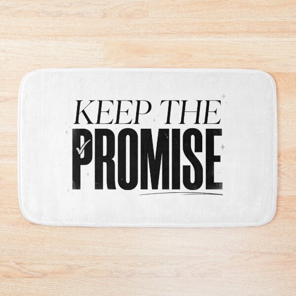 Item preview, Keep The Promise | Minimal Mindset Typography designed and sold by lalitacreations.