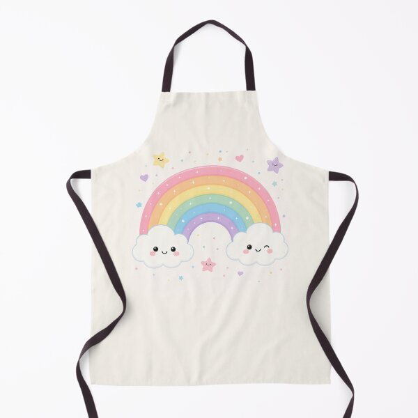 Item preview, Kawaii Pastel Rainbow And Happy Clouds designed and sold by 0606PM.