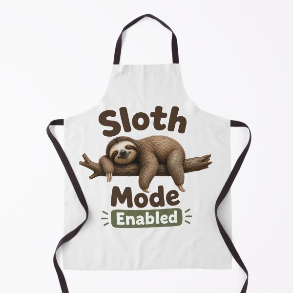 Item preview, Sloth Mode Enabled Lazy Animal designed and sold by Owcomm.