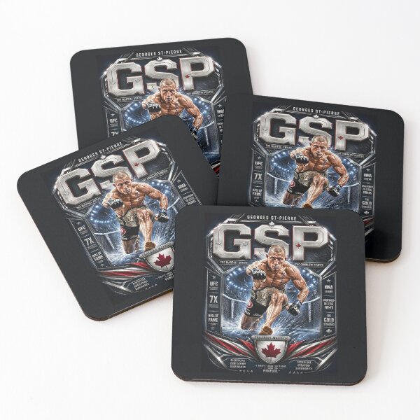 Item preview, GSP The Complete Fighter Georges St-Pierre MMA Champion Digital Art designed and sold by tareankush.