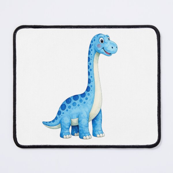 Item preview, Kawaii Blue Dinosaur with a Big Smile designed and sold by KM Design.