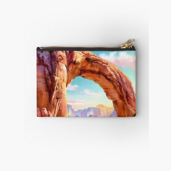 Item preview, Southwestern Sandstone Arch Watercolor Desert Landscape designed and sold by MargaretWiktor.