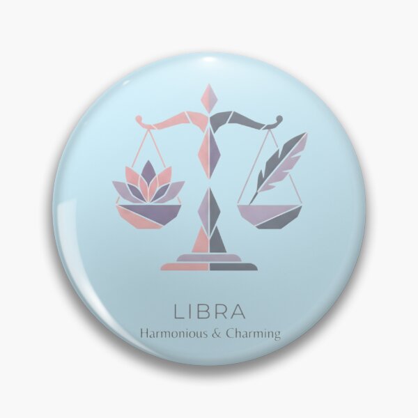 Item preview, Libra Daily Horoscope Zodiac Sign | Harmonious & Charming Lotus & Feather Astrology Design designed and sold by Bhaskar Digital Art.