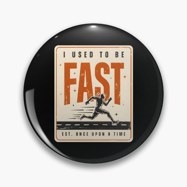 Item preview, I Used to Be Fast Runner Funny Running Quote Retro Runner designed and sold by Redgiant87x.