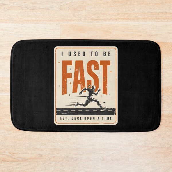 Item preview, I Used to Be Fast Runner Funny Running Quote Retro Runner designed and sold by Redgiant87x.