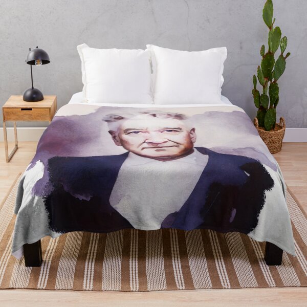Item preview, david lynch watercolor portrait designed and sold by paratynka.