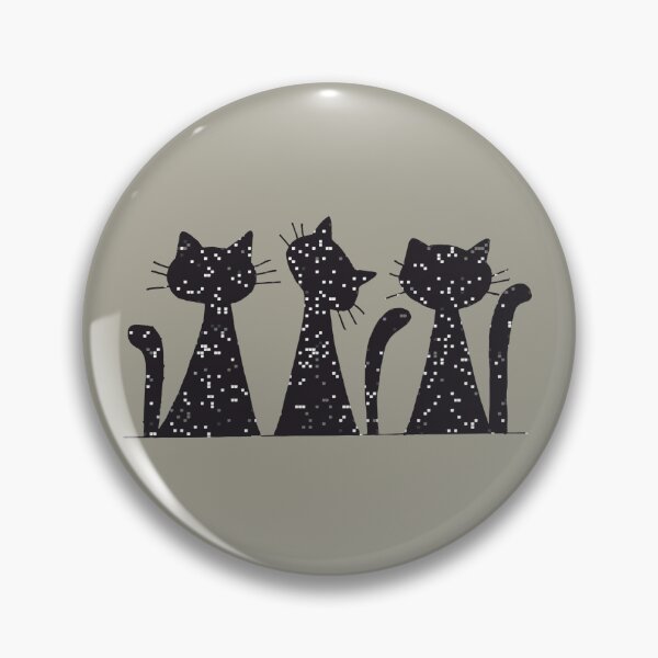 Item preview, black cats designed and sold by Veki5.