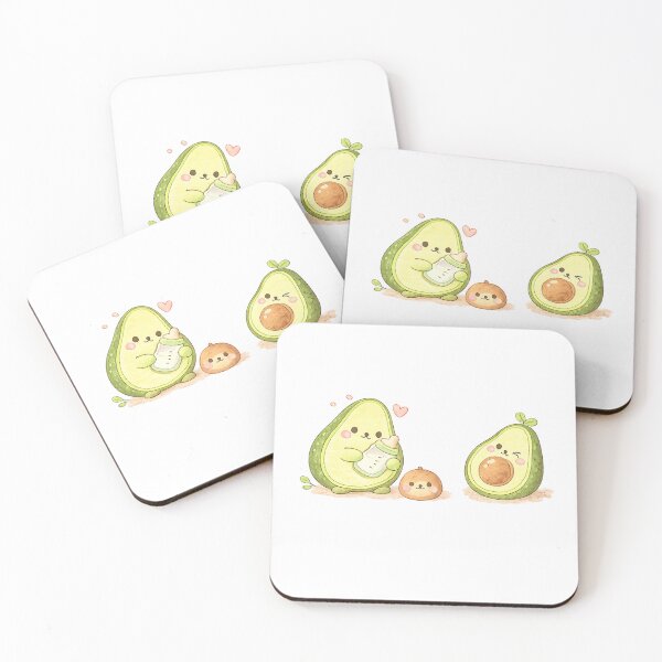 Item preview, Kawaii Avocado Family Too Cute designed and sold by KM Design.