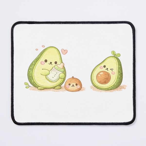 Item preview, Kawaii Avocado Family Too Cute designed and sold by KM Design.