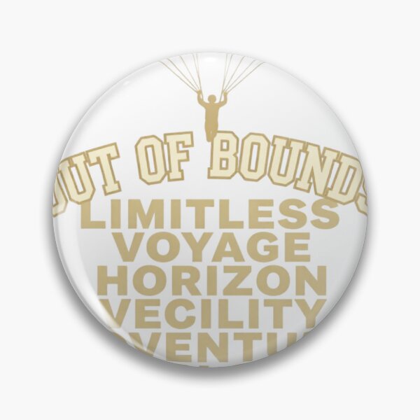 Item preview, Out Of Bounds // Minimalist Parachute Typography Streetwear designed and sold by OutOfBounds-17.