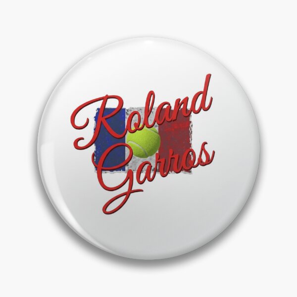 Item preview, Roland Garros France Flag Distressed Tennis Script Logo designed and sold by Holy-Verse.
