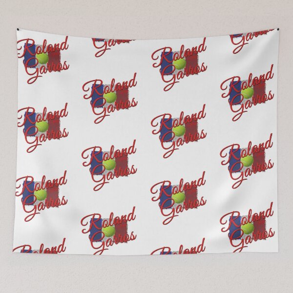 Item preview, Roland Garros France Flag Distressed Tennis Script Logo designed and sold by Holy-Verse.