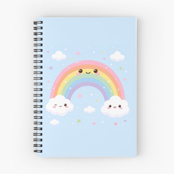 Item preview, Kawaii Pastel Rainbow And Clouds designed and sold by 0606PM.