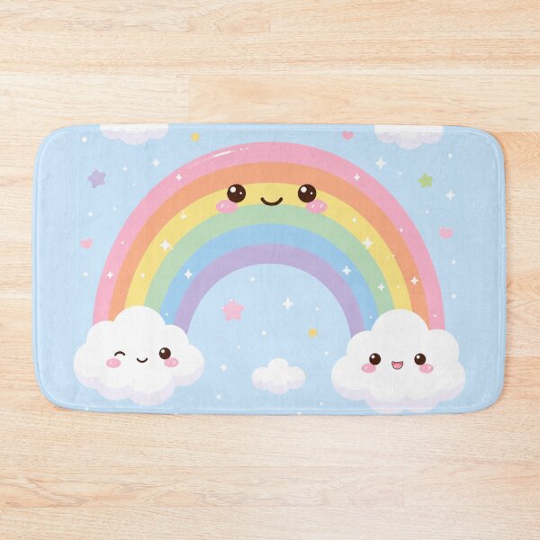 Item preview, Kawaii Pastel Rainbow And Clouds designed and sold by 0606PM.
