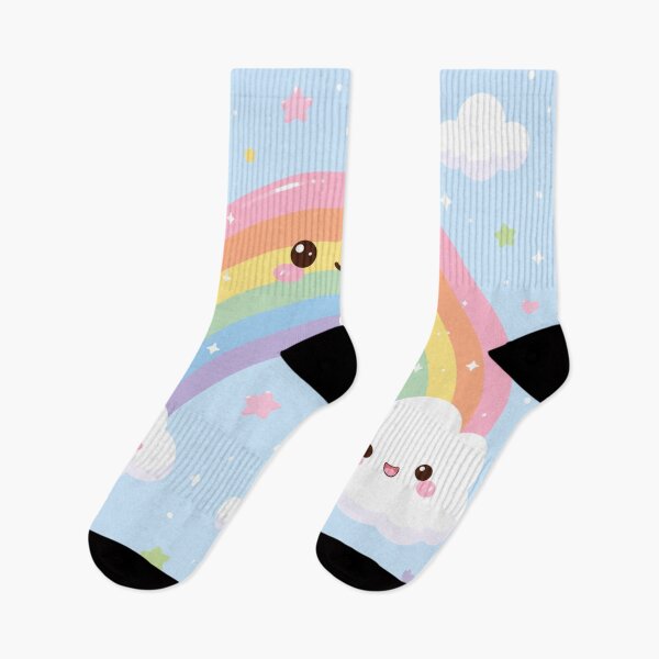 Item preview, Kawaii Pastel Rainbow And Clouds designed and sold by 0606PM.