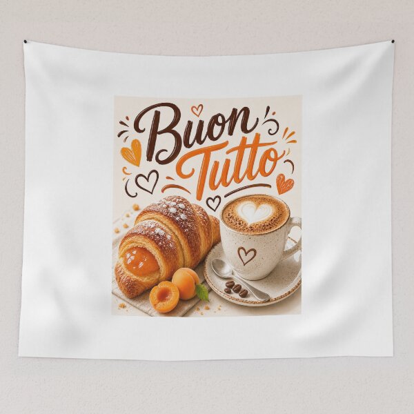 Item preview, Good Morning Croissant and Coffee designed and sold by RipantinaFantasy .