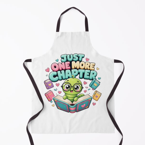 Item preview, Just One More Chapter Kawaii Bookworm Bookworm designed and sold by BoosterShop.