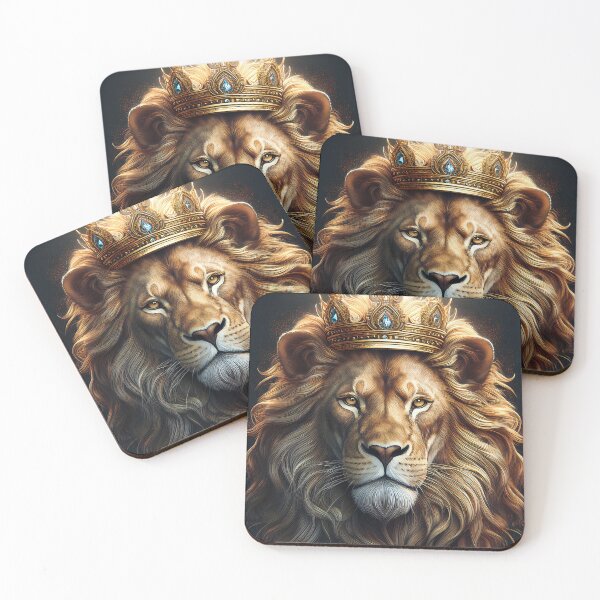 Item preview, Majestic Lion - King of the Jungle Wildlife Art designed and sold by Outlet Raloel.