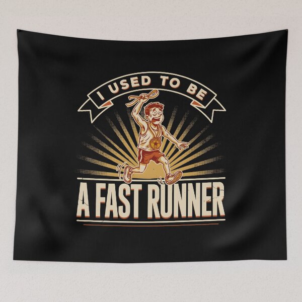 Item preview, I Used to Be Fast Runner Funny Running Quote Vintage Athletic designed and sold by Redgiant87x.