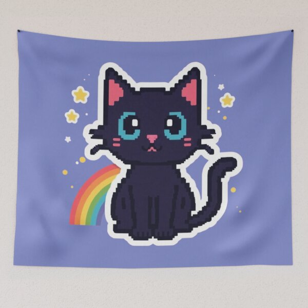 Item preview, Pixel Paws Retro Gaming Sticker designed and sold by Stylestickers55.