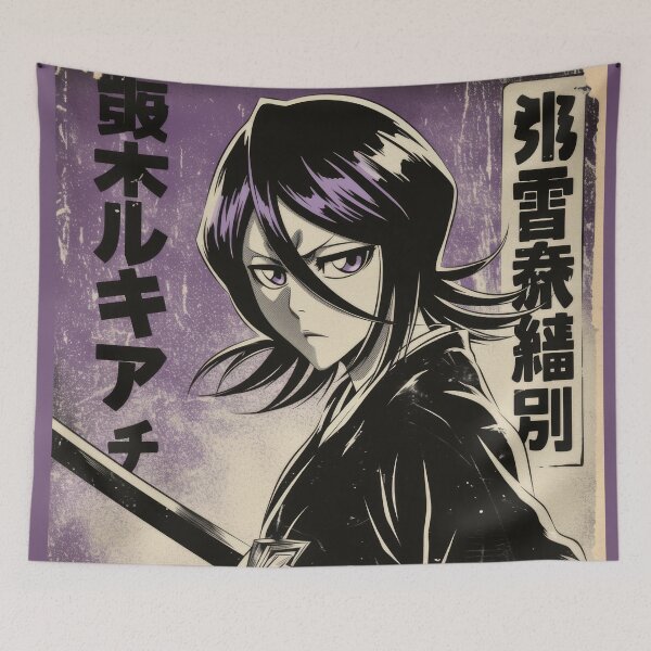 Item preview, Vintage Rukia Battle REady  designed and sold by AnimeArsenalPrints.