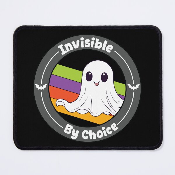 Item preview, Invisible by Choice Cute Ghost Retro Halloween Design designed and sold by Hallowed Artistry.