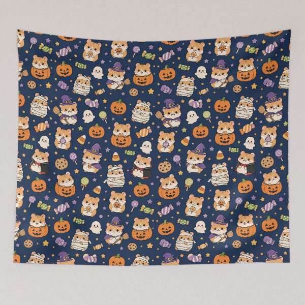 Item preview, Halloween Hamster Costume Kawaii Pattern designed and sold by Soft Berry Studio.