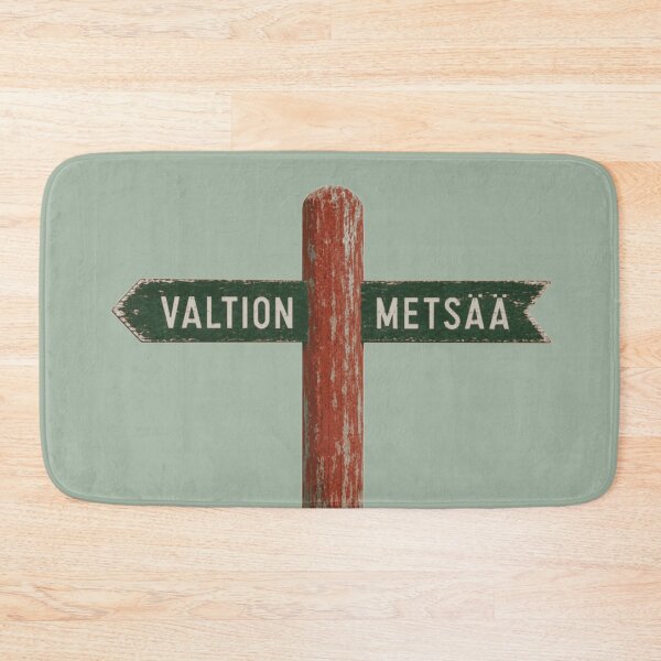 Item preview, Valtion Metsää | Vintage Finnish Forest Sign designed and sold by Geokafi.
