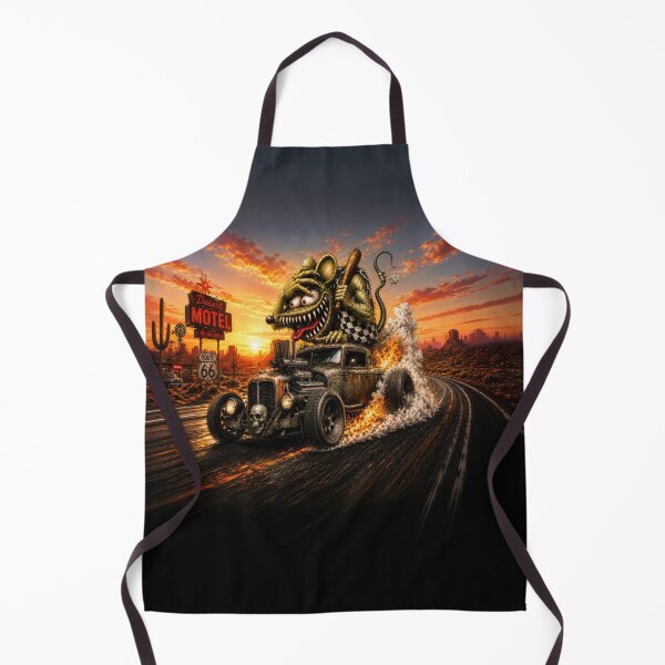 Item preview, Monster Rat Rat Rod Route 66 Desert Burnout Hot Rod Kustom Kulture Art designed and sold by artistwill.