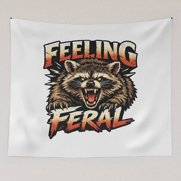 Item preview, Feeling Feral Raccoon designed and sold by Owcomm.