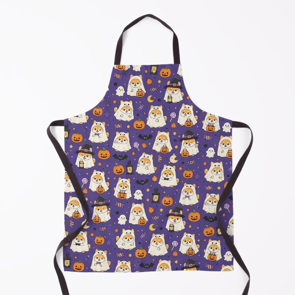 Item preview, Shiba Ghost Parade Kawaii Pattern designed and sold by Soft Berry Studio.