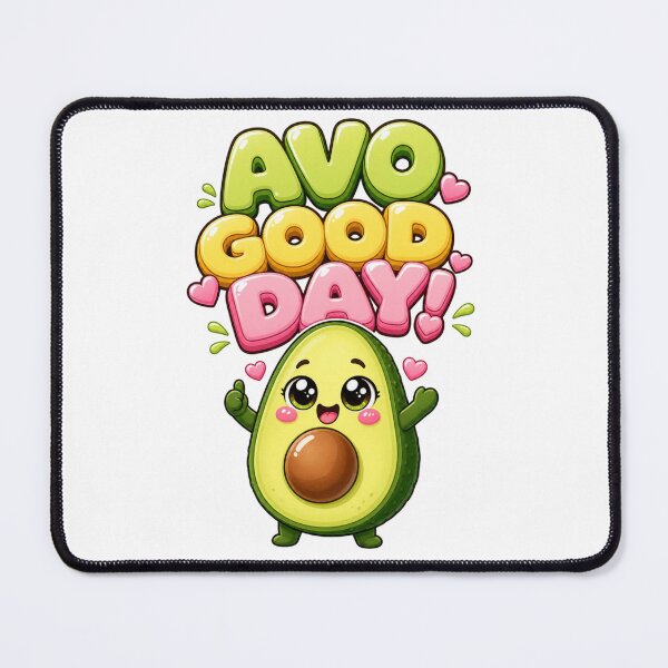 Item preview, Avo Good Day Kawaii Avocado Saying designed and sold by BoosterShop.