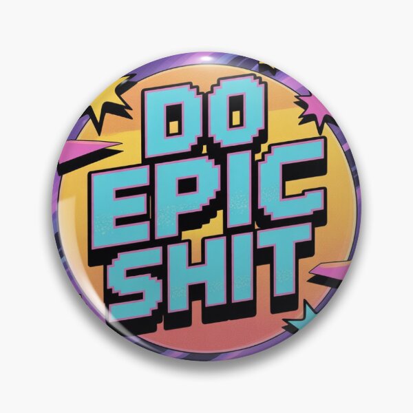 Item preview, Do epic shit quote hand drawn lettering designed and sold by paratynka.