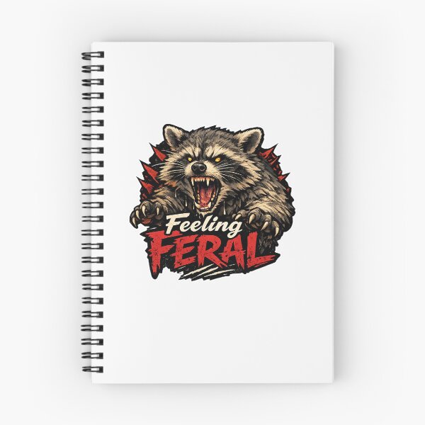 Item preview, Feeling Feral Raccoon Aggressive Animal designed and sold by Owcomm.