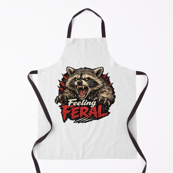 Item preview, Feeling Feral Raccoon Aggressive Animal designed and sold by Owcomm.