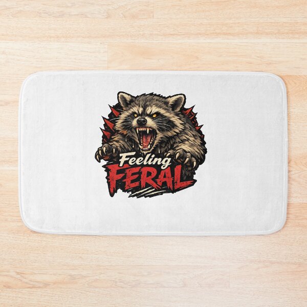 Item preview, Feeling Feral Raccoon Aggressive Animal designed and sold by Owcomm.