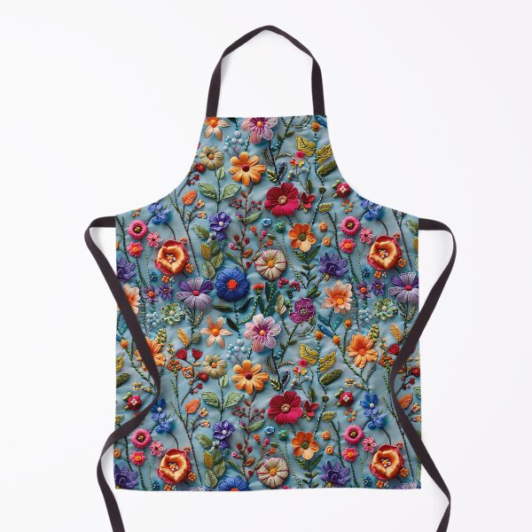 Item preview, Vibrant Floral Embroidery Art Phone Case for Mom | Colorful Wildflower Pattern Journal for Students or Teachers | Bohemian Botanical Garden Tote Bag for Grandma designed and sold by VivaFy.
