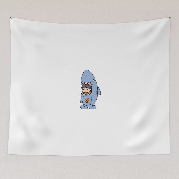 Item preview, Cute Anime Character in Shark Costume designed and sold by DailyDoodlesBySumbul.