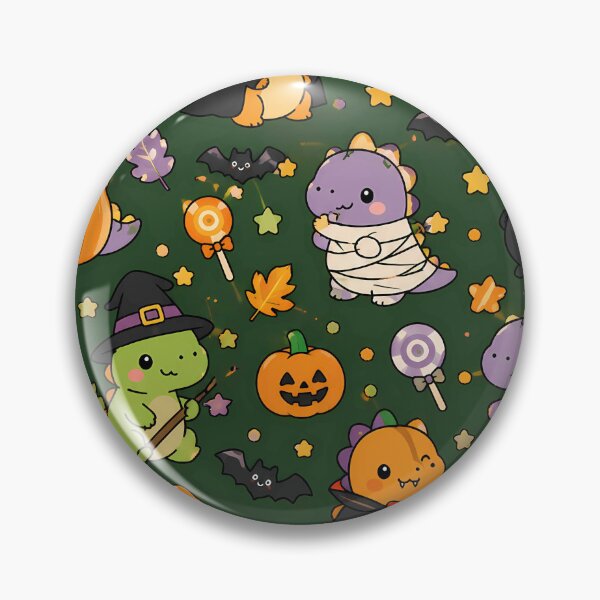 Item preview, Halloween Dinosaur Costume Kawaii Pattern designed and sold by Soft Berry Studio.