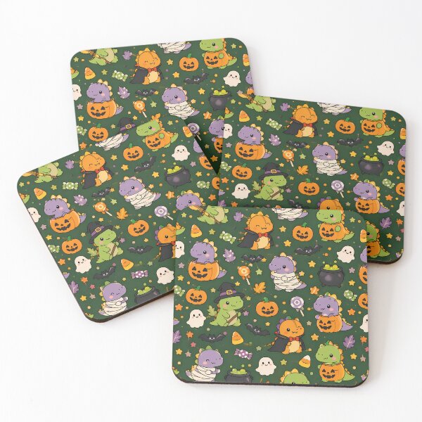 Item preview, Halloween Dinosaur Costume Kawaii Pattern designed and sold by Soft Berry Studio.