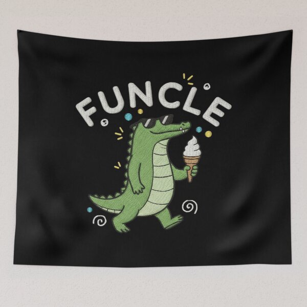 Item preview, Funny Uncle, Funcle Alligator, Cute Animal, Gift for Him, designed and sold by Sprinkle12345.