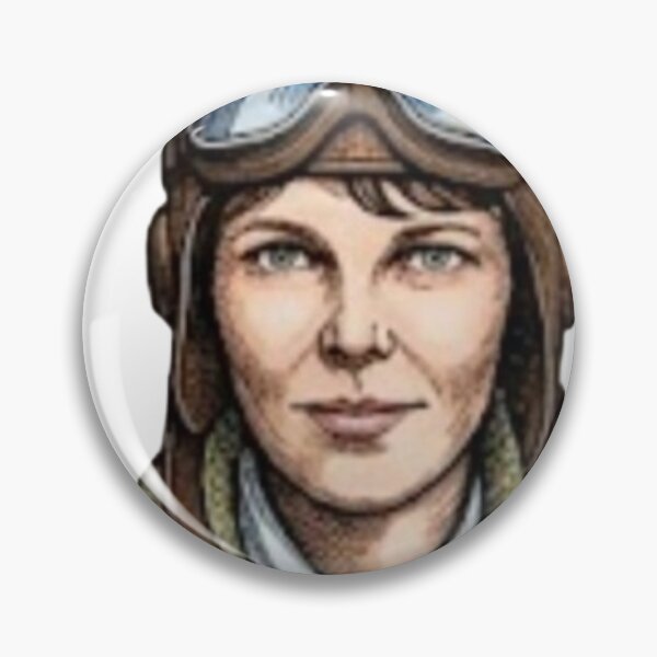 Item preview, Amelia Earhart, Aviator, Feminist Icon designed and sold by ByTabata.